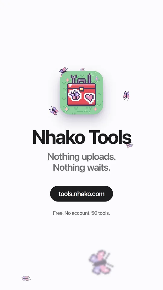 Nhako Tools launch poster